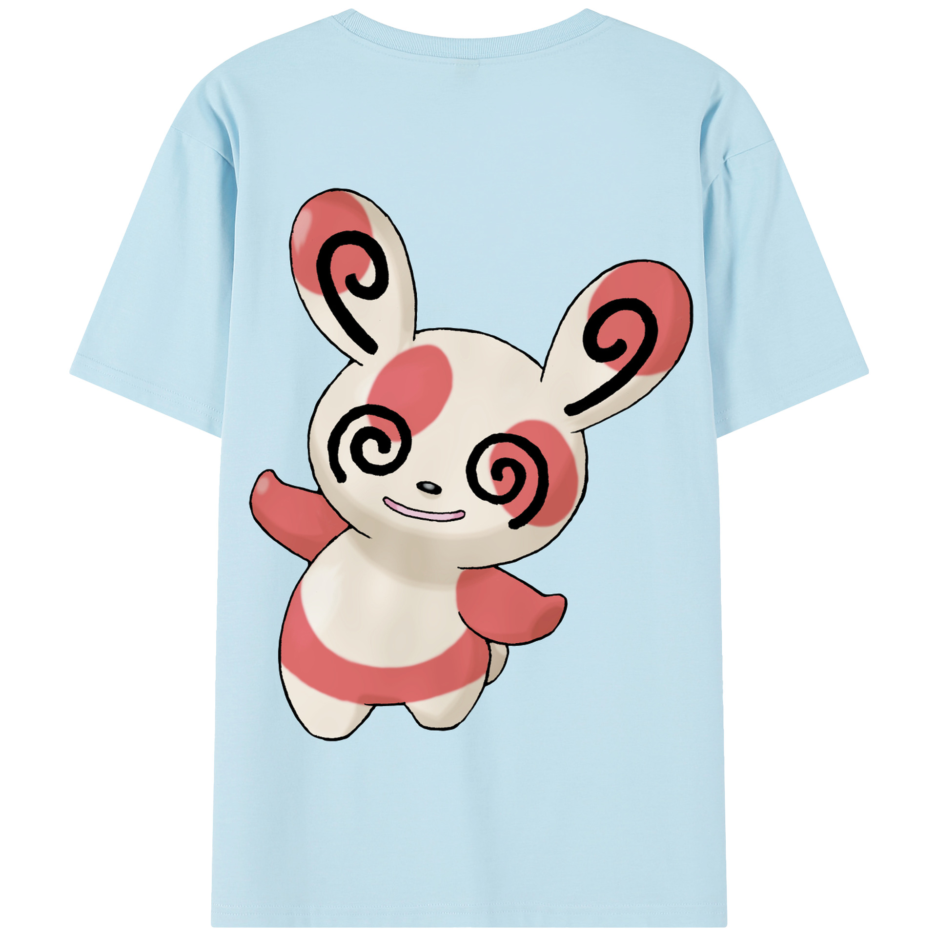 （画像用） ポケットモンスター Pokémon 綿100％半袖Tシャツ（背面プリント）